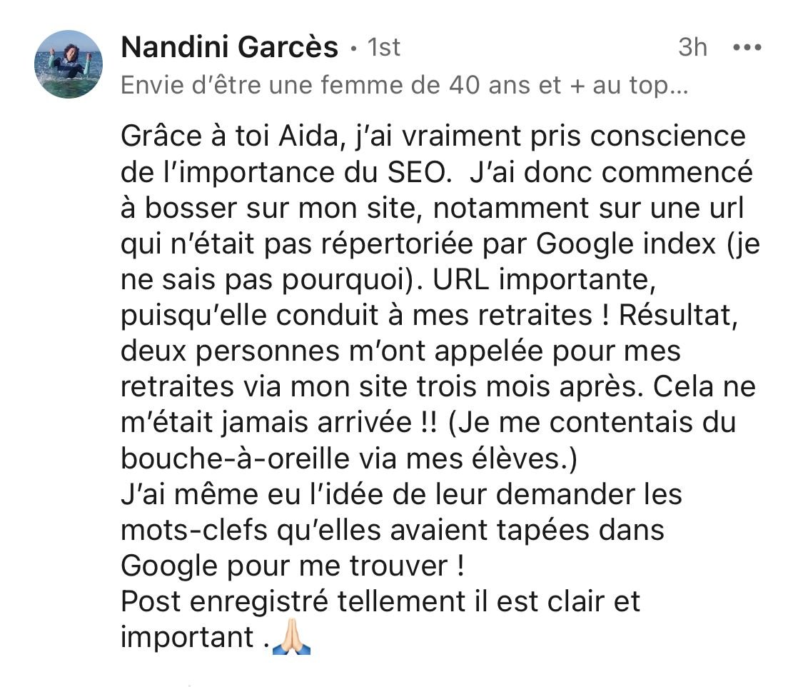 R&eacute;sultat LinkedIn Nandini Garc&egrave;s